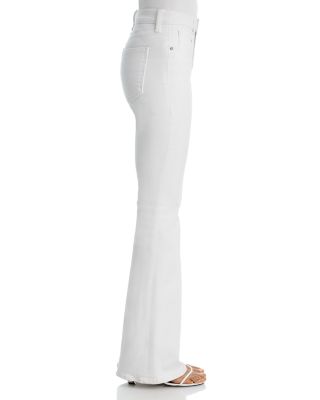 Beverly Skinny Flare Extended Jeans in White