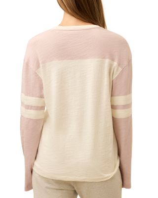 Sunwashed Slub Varsity Tee