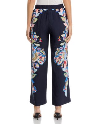Printed Pull On Pants 
