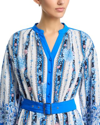 Belted Long Sleeve Dress 