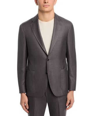 Wool, Silk & Linen M&eacute;lange Suit Jacket