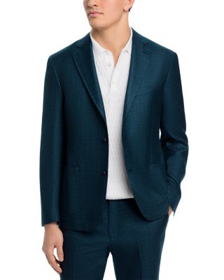 Wool, Silk & Linen M&eacute;lange Suit Jacket
