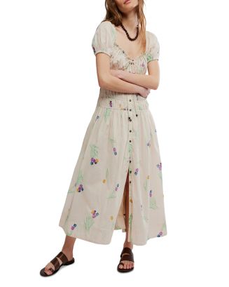 free people in full bloom midi dress In Full Bloom Midi Dress