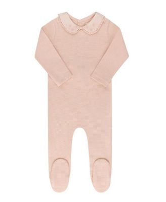 Unisex Ribbed Embroidered Collar Collection Take Me Home Set - Baby