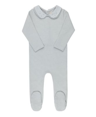 Unisex Ribbed Embroidered Collar Collection Take Me Home Set - Baby