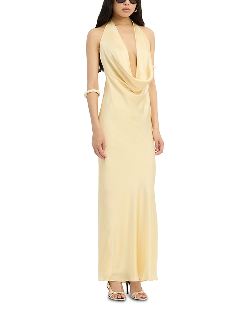 Rotate Chiffon Halter Dress