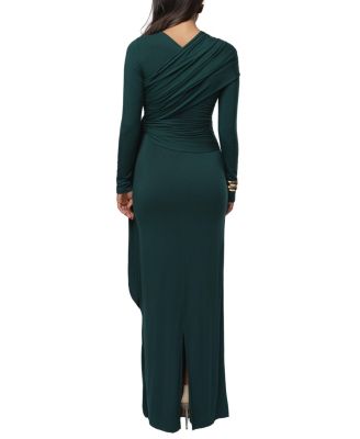  Glitz Asymmetric Maxi Dress