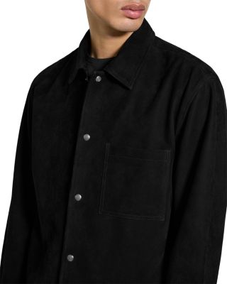 Suede Snap Overshirt