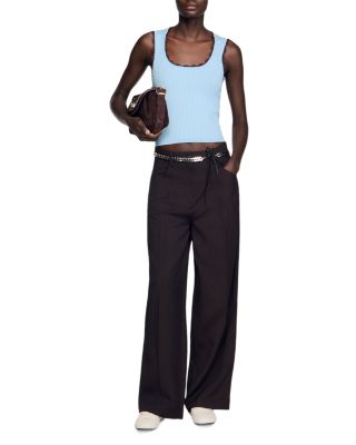 Belize Crochet Trim Tank Top