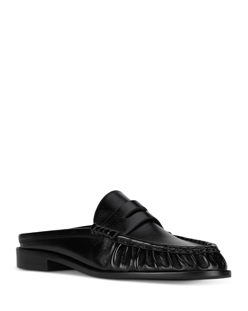 Jeffrey Campbell Women's Goddard Leather Loafer Mules