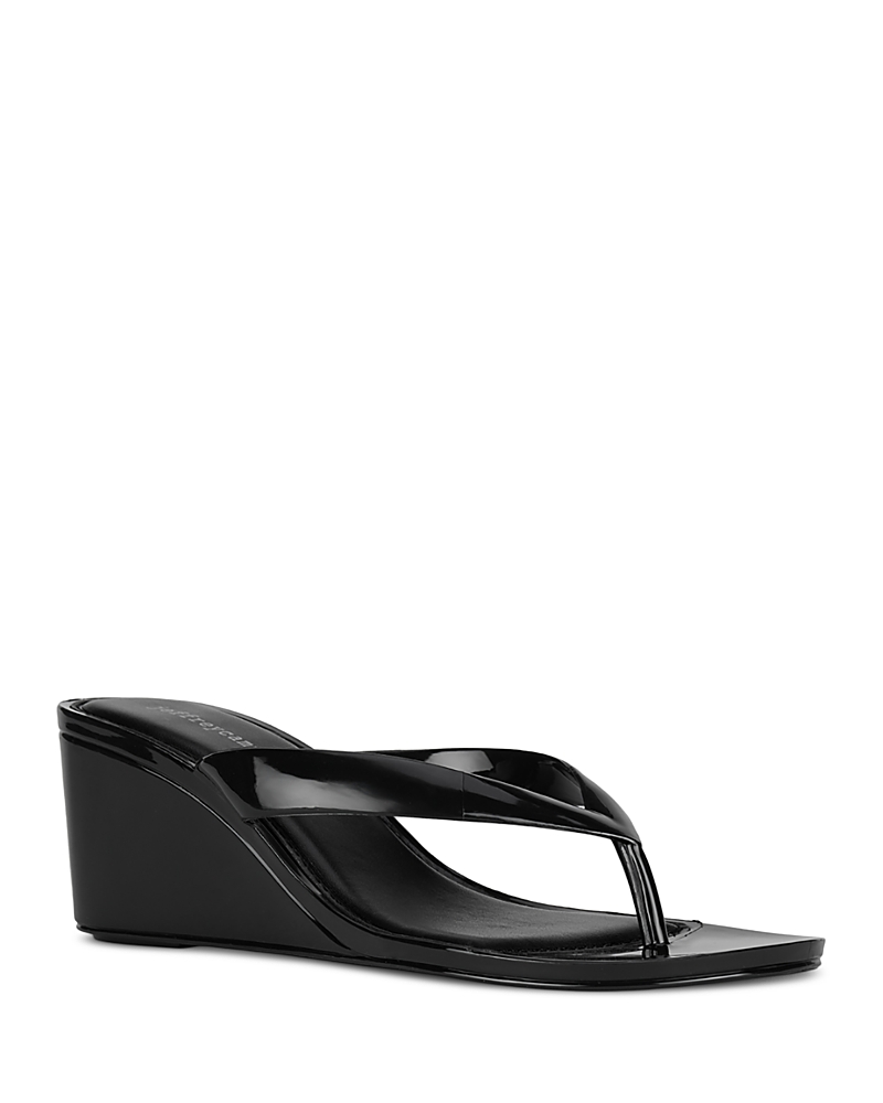 Jeffrey Campbell Women's Gigabyte Jelly Wedge Thong Sandals
