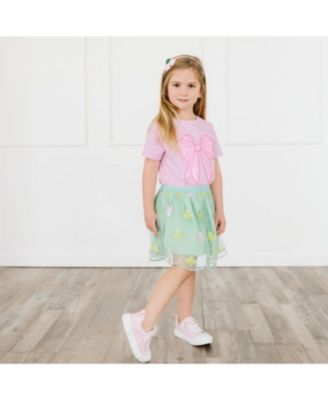 Girls' Sweet Shamrock Sequin St. Patrick's Day Tutu - Baby, Little Kid, Big Kid