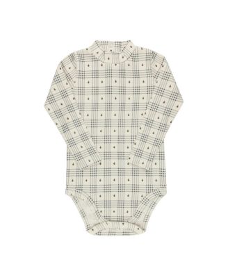Unisex Cotton Floral Plaid Collection Bodysuit + Overalls - Baby, Little Kid