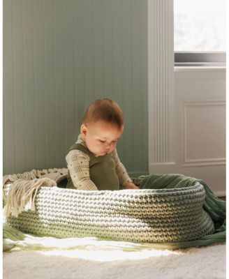 Unisex Cotton Floral Plaid Collection Bodysuit + Overalls - Baby, Little Kid