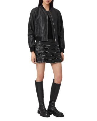 Emara Lea Leather Skirt