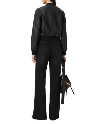 Ember High Rise Flare Jeans in Washed Black