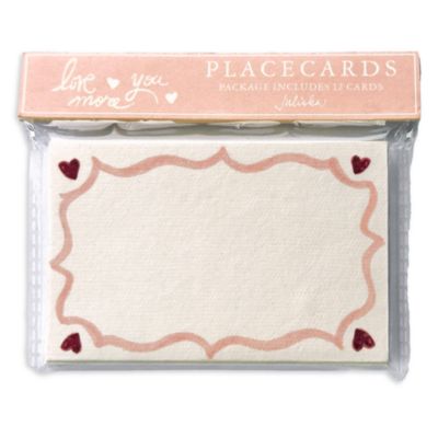Love You More Place Cards, Set of 12