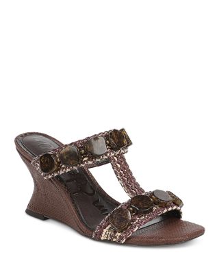 Women's Dante Stone Embellished Wedge Sandals