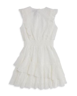 Girls' Ruffle Eyelet Mini Dress, Little Kid, Big Kid - Exclusive