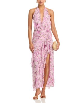 Floral Ruffle Maxi Dress - Exclusive