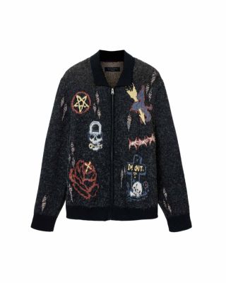 Meller Graphic Cardigan Sweater