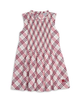 Girls' Yvette Check Sleeveless Cotton Dress - Baby, Little Kid
