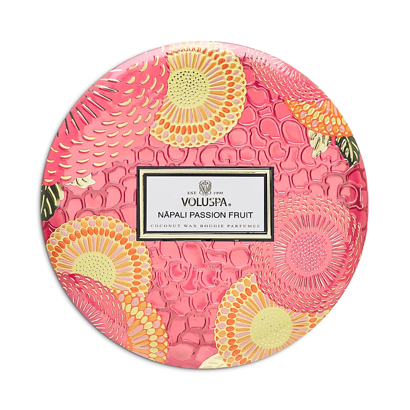 Voluspa Napali Passion Fruit 3 Wick Tin Candle 12 oz.