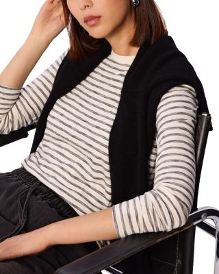 Stripe Crewneck Top