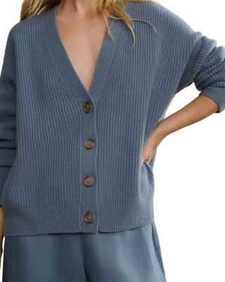 Cropped Cashmere Cocoon Cardigan