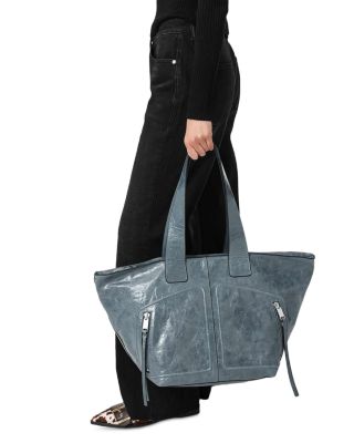 Jean Rey Large Leather Tote Bag