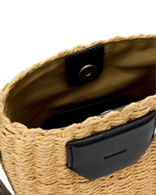 Alba Small Paper Straw Crossbody Bag