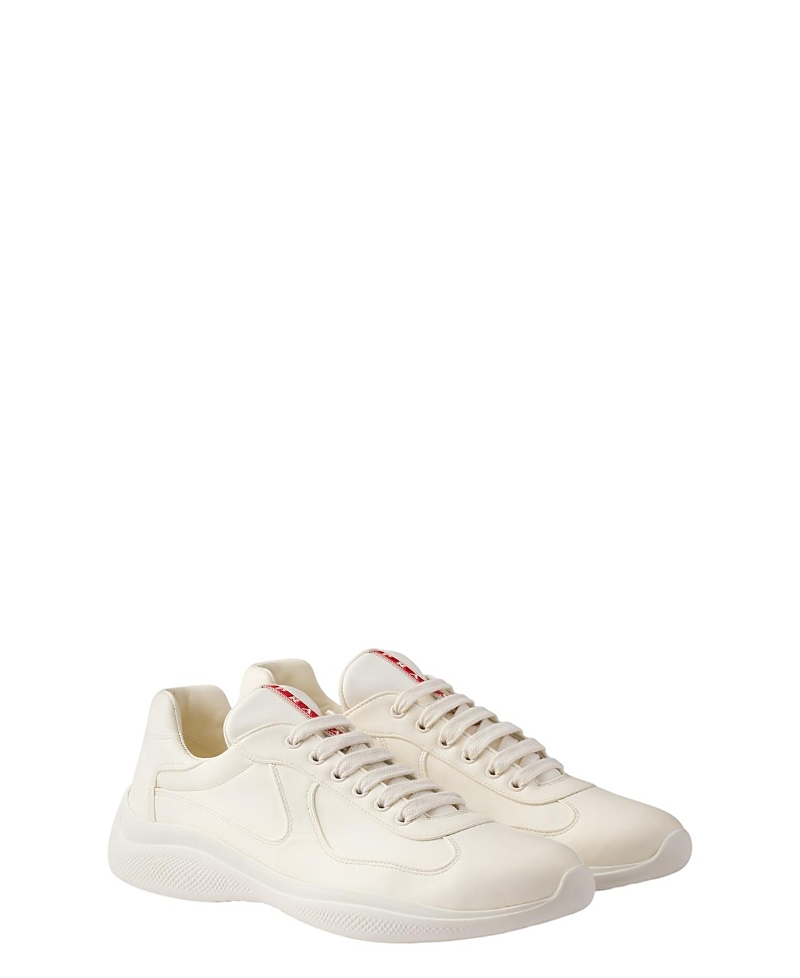 Prada Men's America's Cup Nappa Leather Sneakers