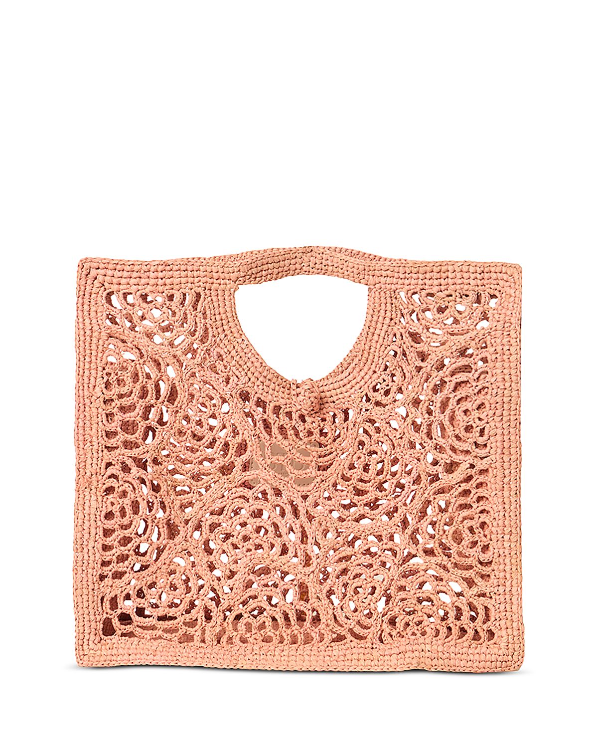 Btb Los Angeles Lacera Small Raffia Tote Bag