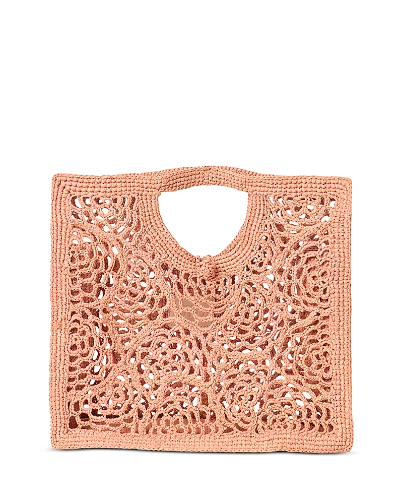Btb Los Angeles Lacera Small Raffia Tote Bag