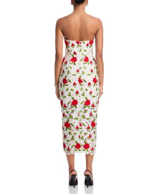 Kait Rose Embroidered Lace Dress