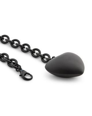 Puffy Heart Necklace, 34"