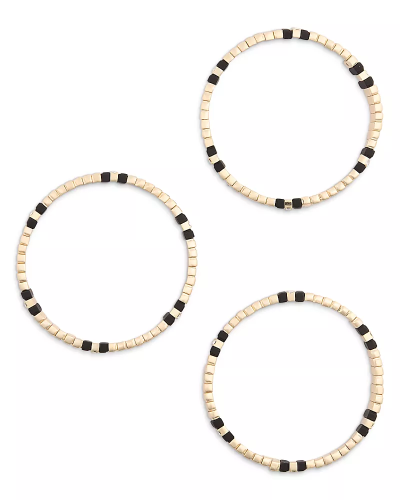 Roxanne Assoulin Midnight Bracelet Stack, Set of 3