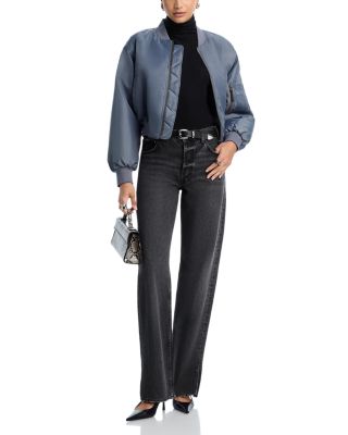 Leon Cropped Bomber Jacket