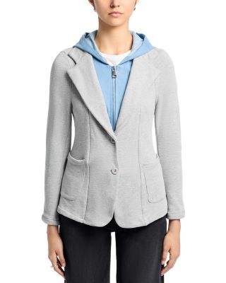 Torino Mixed Media Sweater Blazer