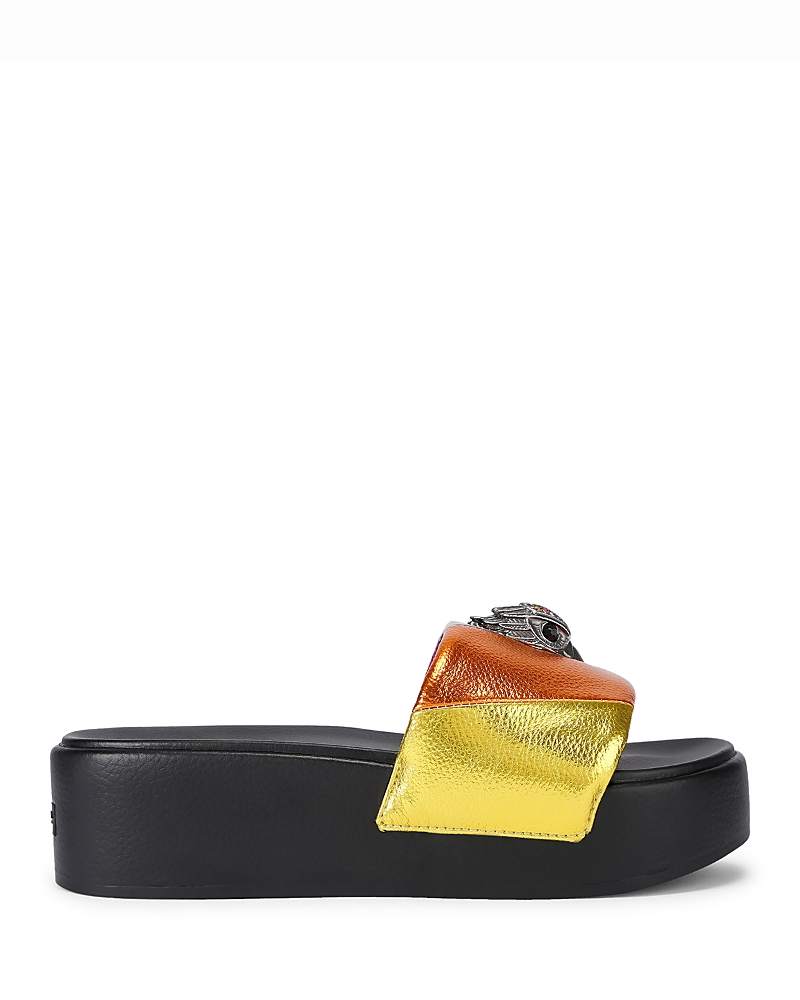 Kurt Geiger London Women's Meena Eagle Platform Slides