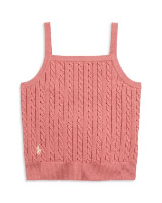 Girls' Mini Cable Cotton Tank Top - Little Kid