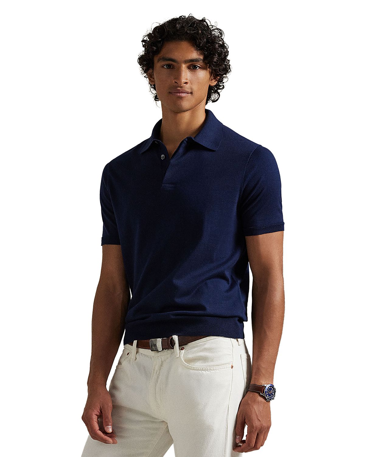 Polo Ralph Lauren Cotton Polo-Collar Sweater