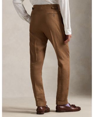 Pleated Linen Trousers
