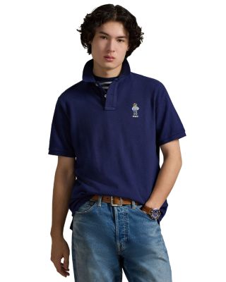 Classic Fit Polo Bear Mesh Polo Shirt