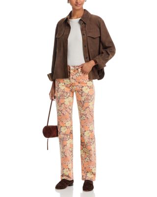 The Kick It High Rise Jeans in Orange Blossom