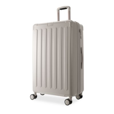 Nostos Glossy Large Expandable Spinner Checked Bag