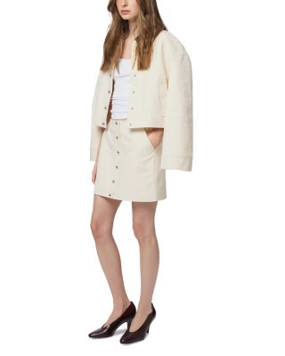 Ella Canvas Mini Skirt