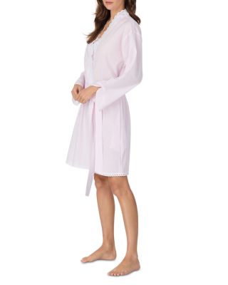 Lawn Short Wrap Robe - Exclusive
