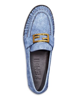 Women's Denim Loafer Flats