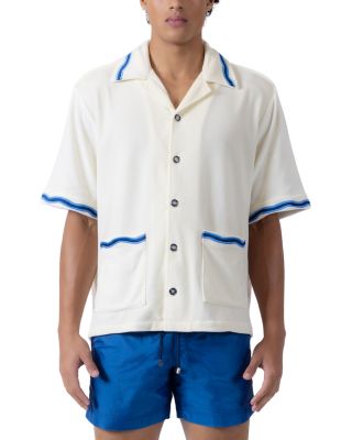 Luka Wave Embroidered Terry Shirt